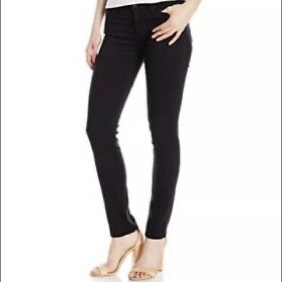 AG Adriano Goldschmied Stilt Cigarette Black Velvet Jeans - Picture 1 of 6